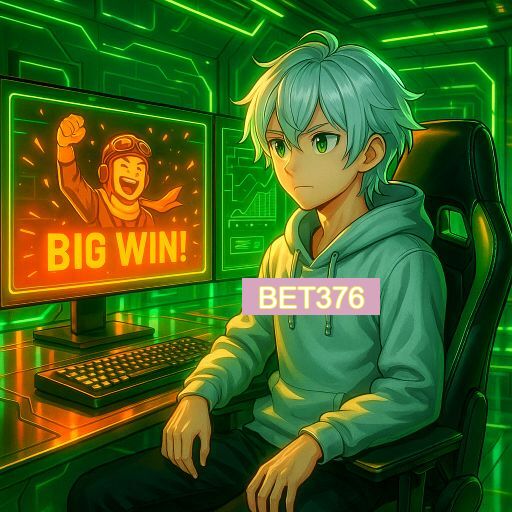 Imagem promocional do app oficial BET376 destacando a conveniência de jogar cassino online pelo celular ou navegador