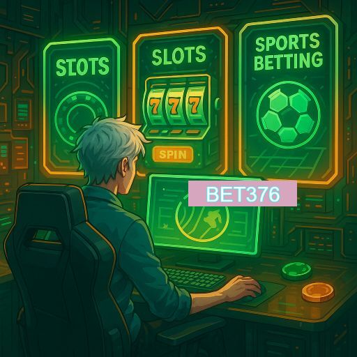 Imagem promocional do app oficial BET376 destacando a conveniência de jogar cassino online pelo celular ou navegador